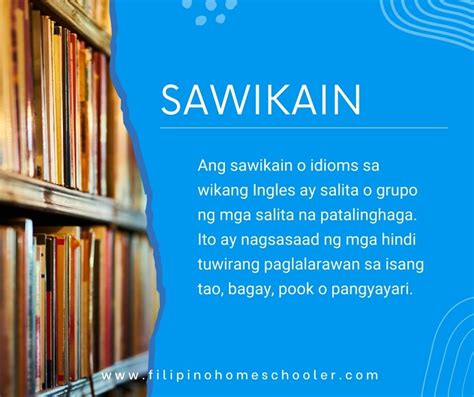 SAWIKAIN: 200+ Mga Halimbawa ng Sawikain at .